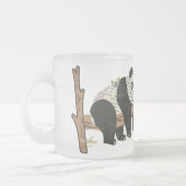 Just Hangins Mattierte Glass Tasse - Adiela Akoo (Links)
