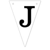 JUST HEIRATET WIMPELKETTE (Dritte Fahne)