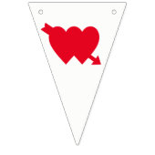 JUST HEIRATET WIMPELKETTE (Erste Fahne)