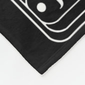 Just heiratete die Liebhaber Skeleton Paar Match H Fleecedecke (Ecke)