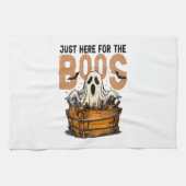 Just Here for the Boos Halloween Geschirrtuch (Horizontal)