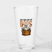 Just Here for the Boos Halloween Glas (Vorderseite)