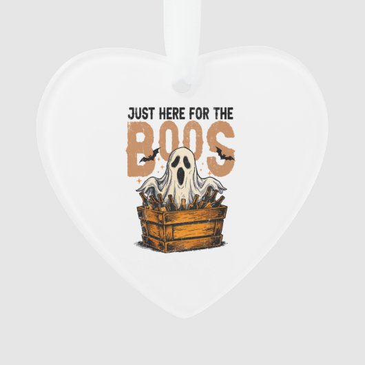 Just Here for the Boos Halloween Ornament (Vorderseite)