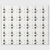 Just Here for the Boos. Haunted Black Onion Geschenkpapier (Flach)