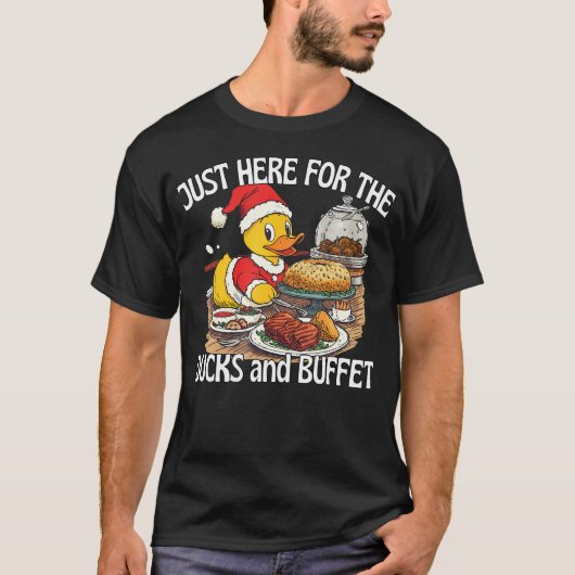 Just Here For The Ducks And Buffet Cruise Ship T-Shirt (Vorderseite)