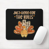 Just Here For The Rolls Family Thanksgiving Turkey Mousepad (Mit Mouse)