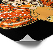 Just Here For The Rolls Family Thanksgiving Turkey Poster (Ecke)