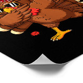 Just Here For The Rolls Turkey Rolls Thanksgiving Poster (Ecke)