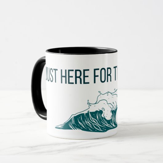 Just Here for the Vibes Mug Tasse (Vorderseite Links)