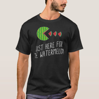 Just Here For The Watermelon Summer Watermelon Ess T-Shirt