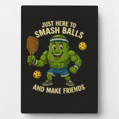 Just Here to Smash Balls and Make Friends Fotoplatte (Vorderseite)