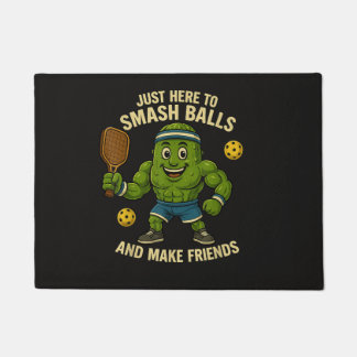 Just Here to Smash Balls and Make Friends Fußmatte