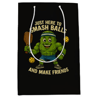 Just Here to Smash Balls and Make Friends Mittlere Geschenktüte