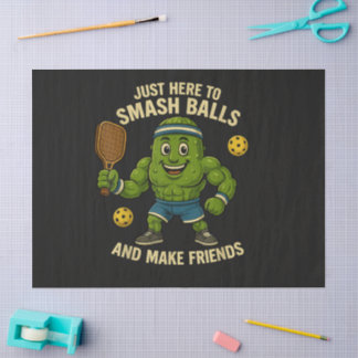 Just Here to Smash Balls and Make Friends Seidenpapier