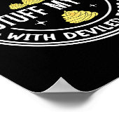 Just Here Waiting To Stuff My Face With Deviled Eg Poster (Ecke)