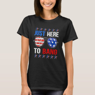 Just here zu Bang 4. Juli Grafik T-Shirt