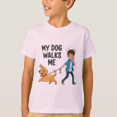 Just Hold the Leash - T-shirt design (Vorderseite)