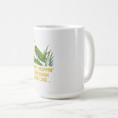 "Just Hoppin’ Funny Grasshopper Art" Kaffeetasse (VorderseiteRechts)