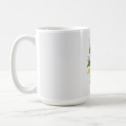 "Just Hoppin’ Funny Grasshopper Art" Kaffeetasse (Links)