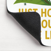 "Just Hoppin’ Funny Grasshopper Art" Mousepad (Ecke)