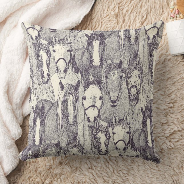 just horses mulberry pearl kissen (Decke)