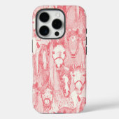 just horses rose pink half pearl Case-Mate iPhone hülle (Rückseite)