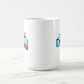 Just Hug Cute Heart Ribbon Kaffeetasse (Mittel)