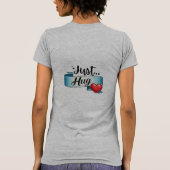 Just Hug Cute Heart Ribbon tee (Rückseite)