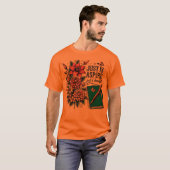 Just is Aspire Design mit Blume T-Shirt (Vorne ganz)