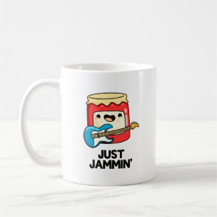 Just Jammin Funny Rocker Jam Pun Kaffeetasse