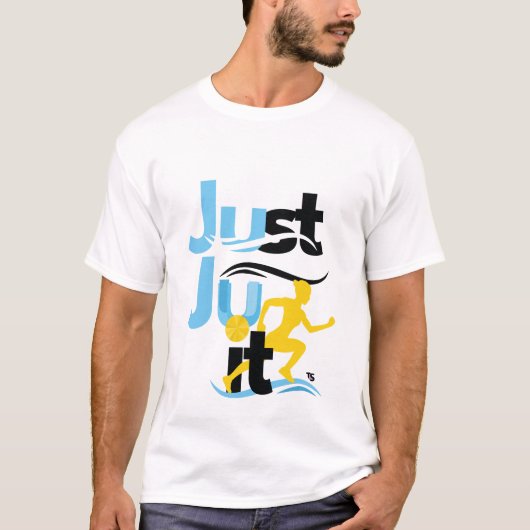 "Just Ju It" St. Lucia fragt in olympischer Pracht T-Shirt (Vorderseite)