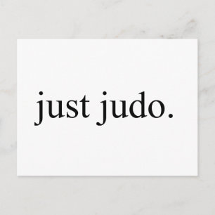 Just Judo Postkarte