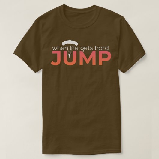 Just Jump and Skydive T-Shirt (Design vorne)