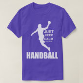 Just keep calm and play Handball T-Shirt (Design vorne)