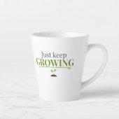 Just Keep Growing Plant Lover– Gardening & Nature  Milchtasse (Rechts)