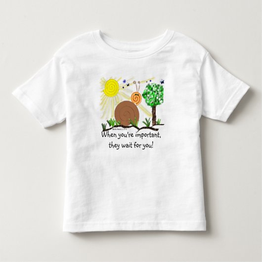 Just Kids at Heart - Snail (1a) - Wichtige Person Kleinkind T-shirt (Vorderseite)