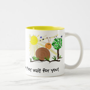 Just Kids at Heart - Snail (1a) - Wichtige Person Zweifarbige Tasse