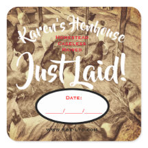 JUST LAID EG ETIKETT