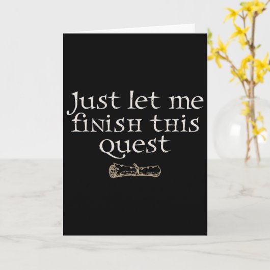 Just Let Finish This Quest  Karte (Gelbe Blume)