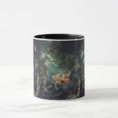 Just Let Go! Fragonard Mug - Custom Name Tasse (Zentrum)