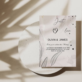 Just Liebe Elegante Hochzeit Einladung