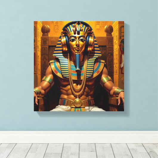 JUST LIKE PHARAOH TUT 6 LEINWANDDRUCK (Insitu (Holzboden))