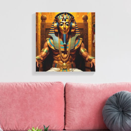 JUST LIKE PHARAOH TUT 6 LEINWANDDRUCK (Insitu (Wohnzimmer))