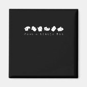 Just Little Boo Creative Casual Look Magnet (Vorne)