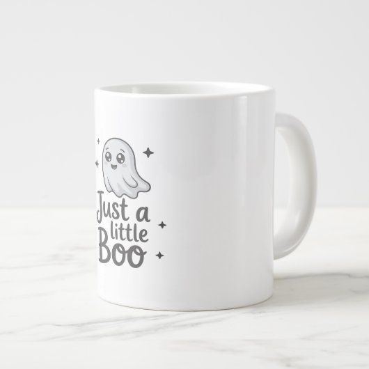 Just Little Boo Funny Design Jumbo-Tasse (Vorderseite Rechts)
