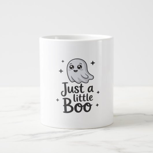 Just Little Boo Funny Design Jumbo-Tasse (Vorderseite)