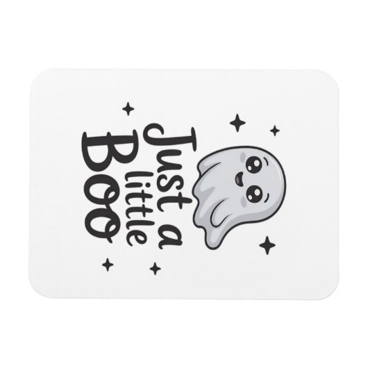 Just Little Boo Funny Design Magnet (Horizontal)