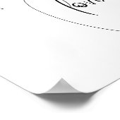 Just Love Minimalist Poster – Herzballon (Ecke)
