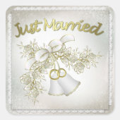 Just Married 2 Sticker (Vorderseite)