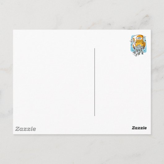 Just Married (2C) Dankeschön Karte (Rückseite)